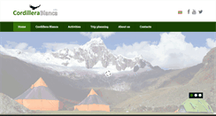 Desktop Screenshot of cordillerablanca.info